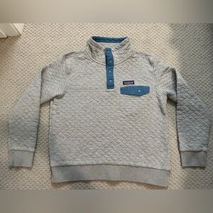 Patagonia Organic Cotton Quilt Snap-T Pullover Womens Size Small